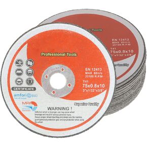 Timunr 20Pcs Cut Off Wheels 3 x 1/32 x 3/8 Inch Fit for Cutting Steel and Ferrous Metals 20100RPM 80M/S in Saudi Arabia