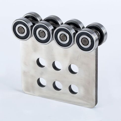 8 Wheel Trolley Assembly,for 1-5/8" Wide and All 1-5/8" or Taller Strut Channel,Load 1200 Pounds,Stainless Steel in Saudi Arabia