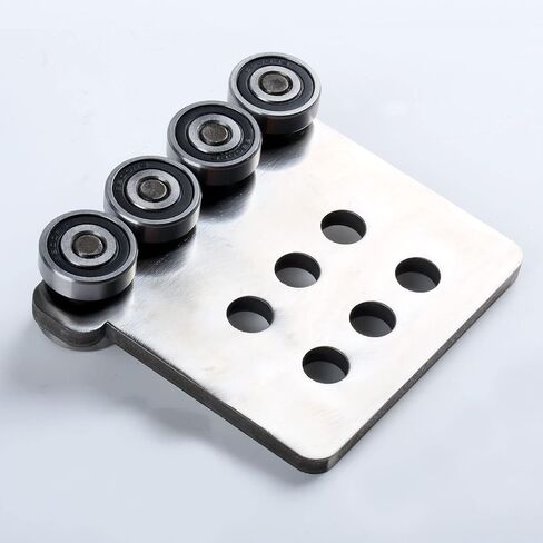 8 Wheel Trolley Assembly,for 1-5/8" Wide and All 1-5/8" or Taller Strut Channel,Load 1200 Pounds,Stainless Steel in Saudi Arabia