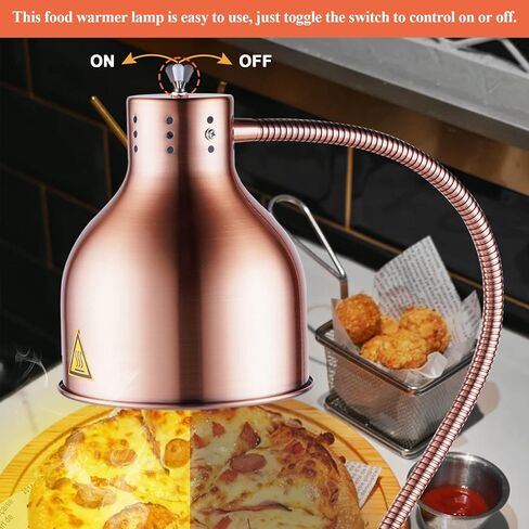 YMJOINMX الغذاء الحرارة مصباح الأشعة تحت الحمراء سخان الطعام مصباح مطعم قابل للسحب مصباح حراري للمطاعم تسخين مصباح لتدفئة الطعام بوفيه in Kuwait