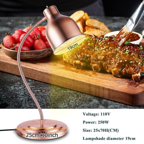 YMJOINMX الغذاء الحرارة مصباح الأشعة تحت الحمراء سخان الطعام مصباح مطعم قابل للسحب مصباح حراري للمطاعم تسخين مصباح لتدفئة الطعام بوفيه in Kuwait