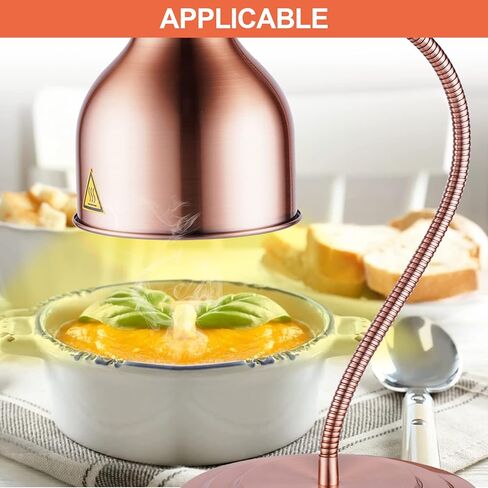 YMJOINMX الغذاء الحرارة مصباح الأشعة تحت الحمراء سخان الطعام مصباح مطعم قابل للسحب مصباح حراري للمطاعم تسخين مصباح لتدفئة الطعام بوفيه in Kuwait