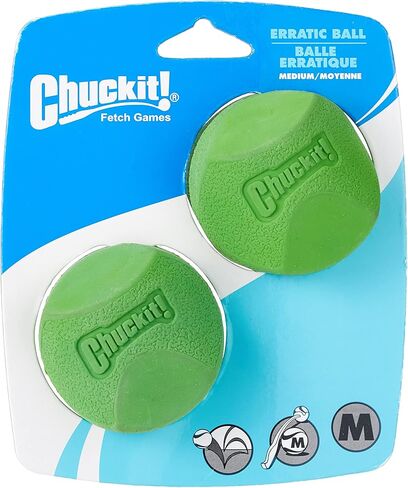 تشاكيت! كرة غير منتظمة, Medium, 2-1/2 inch, 2-Pack, Green in Saudi Arabia