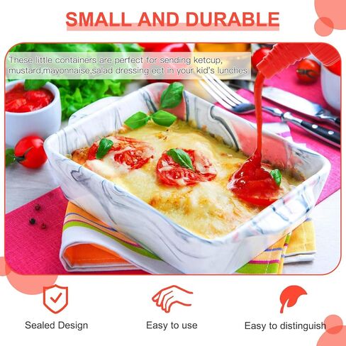 OTOSTAR 4 قطع زجاجات كاتشب صغيرة قابلة لإعادة الملء، صلصة سلطة كاتشب الطماطم، زجاجة بلاستيكية محمولة، حاويات ضغط للأطفال والكبار، صندوق بينتو، برطمانات بهارات قابلة للعصر لنزهة المكتب in Kuwait