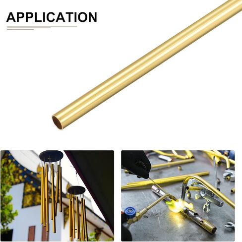 أنبوب نحاسي DTGN 4.5 مم × 0.5 مم × 300 مم (ODxWall TxL) - 3 عبوات - جيد لإطار ديكور DIY لمعدات الآلات - أنابيب معدنية مستديرة in Kuwait
