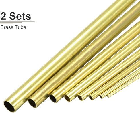 انبوب نحاسي من دي تي جي ان 2 ملم 3 ملم 4 ملم 5 ملم 6 ملم 7 ملم 8 ملم 10 ملم × 0.5 ملم × 300 ملم (ODxWall TxL) - 6 قطع في مجموعة واحدة - جيد لمعدات الالات - انابيب معدنية in Kuwait