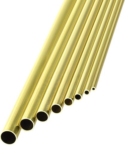أنبوب نحاسي من METALLIXITY (2.5 مم - 9.5 مم OD × 0.5 مم جدار T × 300 مم طول) حزمة من 8، أنابيب مستقيمة - للتأثيث المنزلي، والآلات، والحرف اليدوية اليدوية in Saudi Arabia