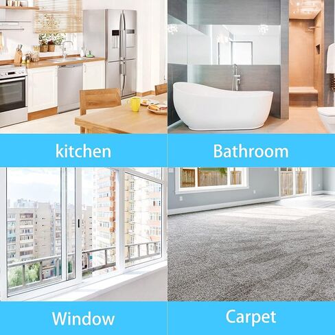 Globalstore Push Broom Pet Hair Removal Broom with Squeegee, Soft Silicone Bristle Broom with 47" Adjustable Long Handle, Non Scratch Carpet Sweeper Brush for Cat/Dog Hair Hardwood Tile Windows in Saudi Arabia
