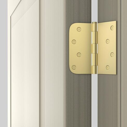 3 عبوات من مفصلات الأبواب باللون الأسود Goldenwarm مقاس 4 بوصة ومفصلات أبواب داخلية بلون أسود غير لامع مقاس 4 × 4 بوصة مع زوايا مربعة ومستديرة، مادة حديدية in Kuwait