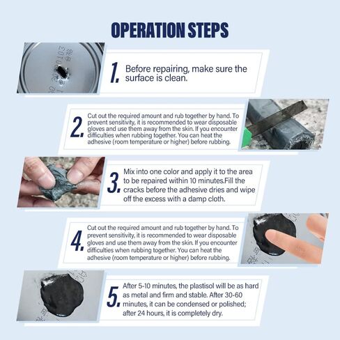 Guoelephant 114g عصا معجون إيبوكسي لجميع الأغراض، غراء إيبوكسي صلب وسريع لإصلاح أضرار الشقوق أو الحشو أو الختم. إصلاح دائم سريع للمعادن، السيراميك، الزجاج، الخشب، البلاستيك، السيراميك، إلخ. in Kuwait