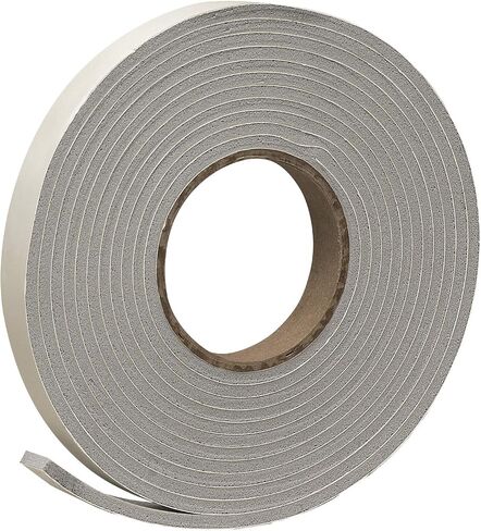 Frost King V734H Vinyl Foam Tape - Closed Cell - Moderate Compression, 3/4" W, 1/2" Thick, 10' L, Grey,Gray in Saudi Arabia