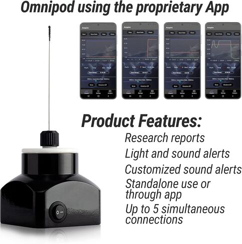 معدات Omni Pod الخارقة ومعدات صيد الأشباح - أجهزة استشعار القرب ودرجة الحرارة والبارومترية ومسجل بيانات WiFi ومتوافقة مع iOS وAndroid. 3 في 1 معدات الأشباح مجموعة خوارق مقياس الأشباح in Kuwait