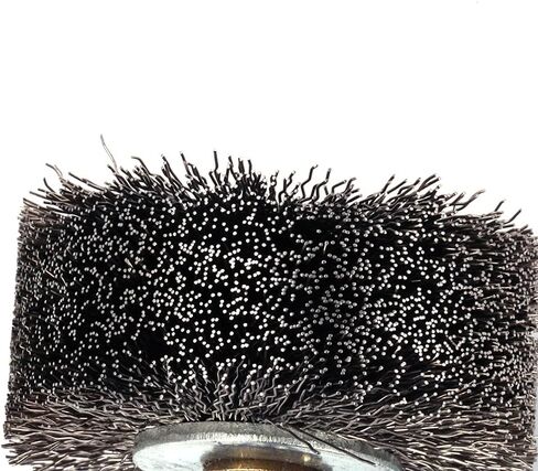 SI FANG 2 Inch Wire Wheel Brush for Drill Attachments, Heavy Duty 1" Face Width Thickened 0.0118'' Coarse Steel Wire, 1/4in Shank Scratch Bushes for Removal Paint Rust Corrosion & Stripping, 20000RPM in Saudi Arabia