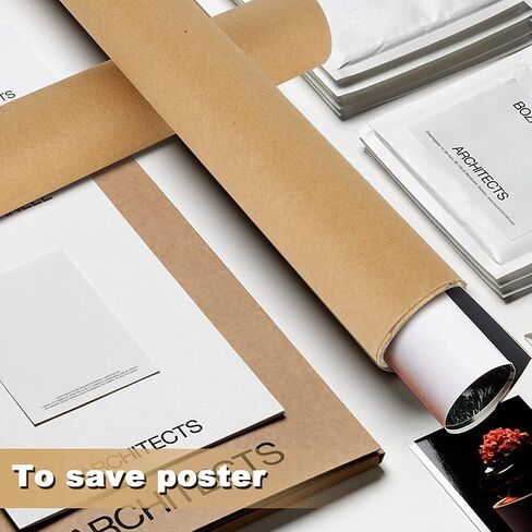 ACXFOND 20PCS Long Cardboard Poster Tubes, 12 x 2 inch Shipping Tubes, Mailing Tubes, Recyclable PaperTube for Transporting, Storage in Kuwait