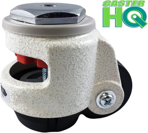 CasterHQ Wheel Master - عجلات جذعية لآلة التسوية قابلة للسحب - 4 عبوات - 2400 رطل لكل مجموعة - إصدار جذعي ملولب - مسامير/أجهزة متضمنة 12 مم in Kuwait