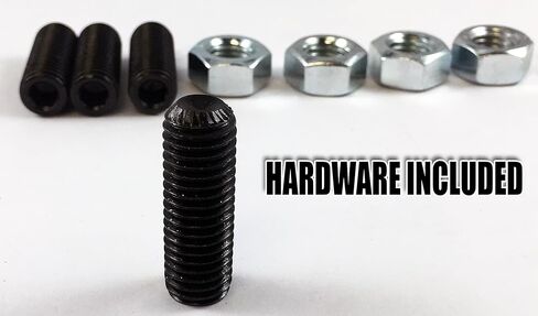 CasterHQ Wheel Master - عجلات جذعية لآلة التسوية قابلة للسحب - 4 عبوات - 2400 رطل لكل مجموعة - إصدار جذعي ملولب - مسامير/أجهزة متضمنة 12 مم in Kuwait