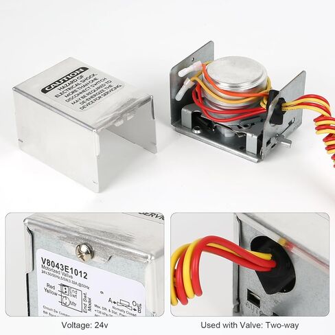 40003916-026 V8043E1012 Zone Valve Motor for Honeywell, AMZGLORY Replacement Head Compatible with V8043E1061 M847D1004 V8043E1012 V8043E1079 etc. 24Vac 50/60Hz with End Switch (15 Year Warranty) in Kuwait