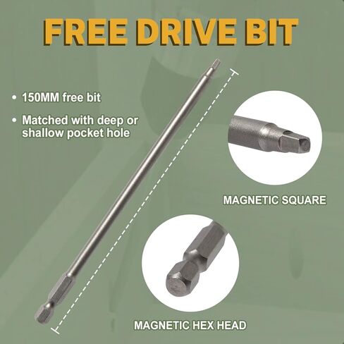 براغي خشبية للجيب من LIONMAX #8 × 2-1/2 بوصة، 150 قطعة من البراغي الخشبية لفتحة الجيب، رأس غسالة مع محرك مربع، خيط خشن، مطلي باللون الأزرق لمقاومة الطقس، التنصت الذاتي، تتضمن لقمة محرك 150 مم in Kuwait