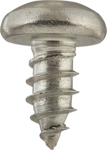 Small Parts 1006ABTP188 18-8 Stainless Steel Sheet Metal Screw, Plain Finish, Pan Head, Star Drive, Type AB, #10-16 Thread Size, 3/8" Length (Pack of 50) in Saudi Arabia