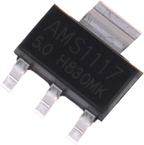 Gump's grocery 50Pcs AMS1117 LM1117 5V 1A SOT-223 Voltage Regulator in Saudi Arabia