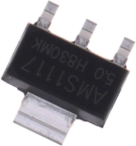 Gump's grocery 50Pcs AMS1117 LM1117 5V 1A SOT-223 Voltage Regulator in Saudi Arabia