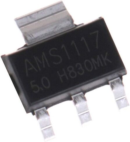 Gump's grocery 50Pcs AMS1117 LM1117 5V 1A SOT-223 Voltage Regulator in Saudi Arabia