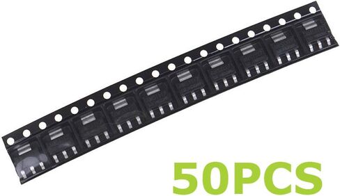 Gump's grocery 50Pcs AMS1117 LM1117 5V 1A SOT-223 Voltage Regulator in Saudi Arabia