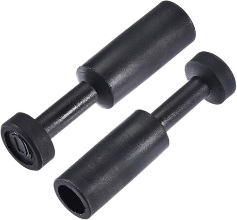 uxcell Push to Connect Fittings, Cap Style Pneumatic Blanking Plugs, Fit for 10mm Inner Dia. Air Hose Tube Pipe, Plastic, Black, Pack of 10 in Saudi Arabia