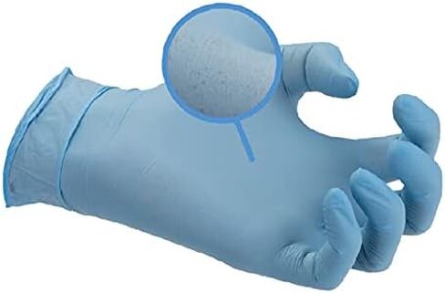 قفازات NITRYLEX Nitrile للفحص الطبي 1000/cs، خالية من البودرة/اللاتكس، منسوجة، أزرق in Saudi Arabia