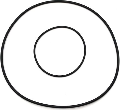 Set of 2 Replacement Belts for Van De Graaff Generator, Small 3" Diameter Belt, Large 6.5" Diameter Belt - Eisco Labs in Saudi Arabia