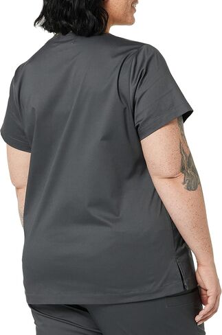 Amazon Essentials Women's Classic Fit V-Neck Short Sleeve Scrub Top (Available in Plus Size) in Saudi Arabia