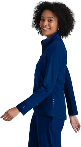 BARCO One Endure Scrub Jacket for Women - Zip Front Medical Jacket, Anti-Wrinkle, 4-Way Stretch Women's Scrub Jacket in Saudi Arabia