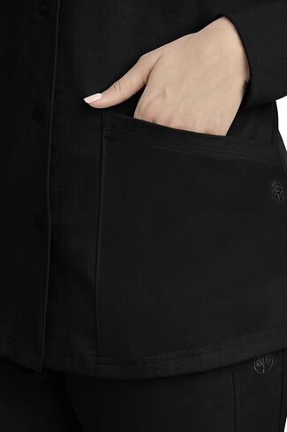 Healing Hands Womens Scrub Jacket 5 Pocket Purple Label 5063 Daisy Snap-up Scrubs Women Jacket in Kuwait