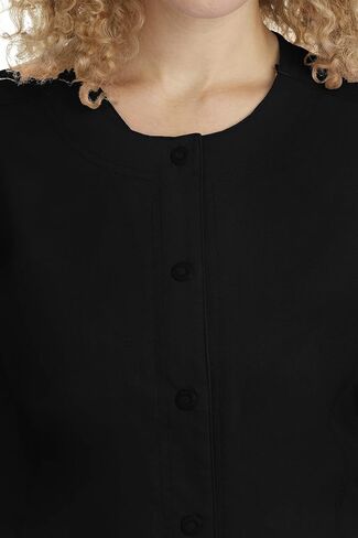 Healing Hands Womens Scrub Jacket 5 Pocket Purple Label 5063 Daisy Snap-up Scrubs Women Jacket in Kuwait