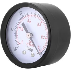 Oumefar 0-30inHg 0-1bar 50mm Mini Dial Air Vacuum Pressure Gauge Meter Manometer 1/4 Inch BSPT Back Mount in Saudi Arabia