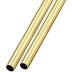 METALLIXITY Brass Tube (8.5mm OD x 0.5mm Wall T x 300mm L) 2Pcs, Straight Tubing - for Home Furnishing, Machinery, DIY Handicraft in Kuwait