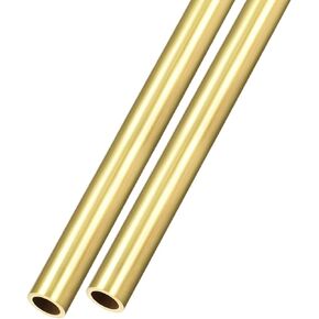 أنبوب نحاسي METALLIXITY (9 مم OD × 1 مم جدار T × 300 مم طول) قطعتان، أنابيب مستقيمة - للتأثيث المنزلي، والآلات، والحرف اليدوية اليدوية in Saudi Arabia