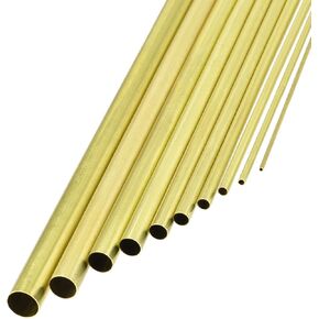 أنبوب نحاسي من METALLIXITY (1.5 مم - 11 مم OD × 0.2 مم طول الجدار × 300 مم طول) عبوة من 10 قطع، أنابيب مستقيمة - للأثاث المنزلي، والآلات، والحرف اليدوية اليدوية in Kuwait