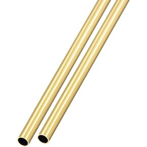 أنبوب نحاسي METALLIXITY (6.5 مم OD × 0.5 مم جدار T × 300 مم طول) قطعتان، أنابيب مستقيمة - للتأثيث المنزلي، والآلات، والحرف اليدوية اليدوية in Kuwait