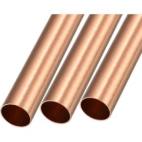 METALLIXITY Copper Tube (23mm OD x 1mm Wall T x 100mm L) 3Pcs, Straight Tubing - for Home Furnishing, Machinery, DIY Handicraft in Kuwait