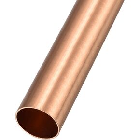 METALLIXITY Copper Tube (28mm OD x 1mm Wall T x 100mm L), Straight Tubing - for Home Furnishing, Machinery, DIY Handicraft in Kuwait