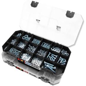 Performance Tool W5226 SEA/Metric Nut and Bolt Assortment with Case, 1,200 pieces in Saudi Arabia