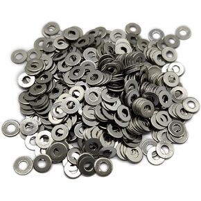 M14 Flat Washer, 304 Stainless Steel, 14mm ID, 28mm OD, 2.5mm Thickness, Plain Finish, for Bolt and Screw (Pack of 20) in Saudi Arabia