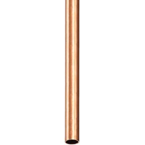 10mm x 0.5mm x 300mm(ODxWall TxL) Copper Tube - 1Pack - Good for Machinery Equipment DIY Decorative Frame - Round Metal Tubing