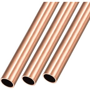 أنبوب نحاسي METALLIXITY (11 مم OD × 1 مم جدار T × 100 مم طول) 3 قطع، أنابيب مستقيمة - للتأثيث المنزلي، والآلات، والحرف اليدوية اليدوية in Kuwait