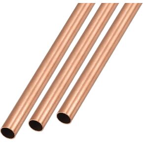أنبوب نحاسي METALLIXITY (8 مم OD × 0.2 مم جدار T × 300 مم طول) 3 قطع، أنابيب مستقيمة - للأثاث المنزلي، والآلات، والحرف اليدوية اليدوية in Saudi Arabia
