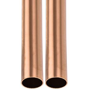 أنبوب نحاسي DTGN 13 مم × 1 مم × 100 مم (ODxWall TxL) - عبوتان - جيد لإطار ديكور DIY لمعدات الآلات - أنابيب معدنية مستديرة in Kuwait