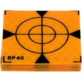 10 قطع من أوراق عاكسة للمسح من HARFINGTON 40 مم، شريط عاكس ذاتي اللصق، علامة هدف للمسح للمحطات الإجمالية، أصفر in Kuwait