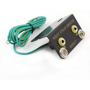 Uxcell a13082400ux0288 ESD 5. كابل 5 أقدام L على شكل حزام معصم مضاد للكهرباء الساكنة in Kuwait