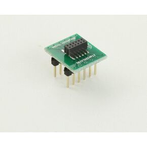 (Qty 2) Proto-Advantage DR127D254P12F Dual Row 1.27mm Pitch 12-Pin Female Header to DIP-12 Adapter in Kuwait